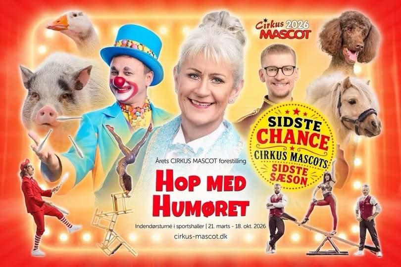 REMA 1000 HOLSTEBROVEJ starter billetsalg til Cirkus Mascot