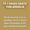 2HandStore Modeloppen giver gratis forlængelse ved henvisning af ny standlejer