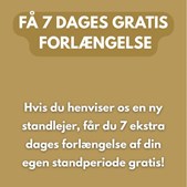 2HandStore Modeloppen giver gratis forlængelse ved henvisning af ny standlejer