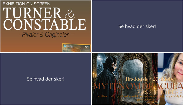 Oplev kunst og kultur i Hvalsø: Udstilling på biografen og foredrag på bistroen