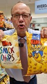 Meny Klarup tilbyder Kims chips eller snacks til kun 12 kr.