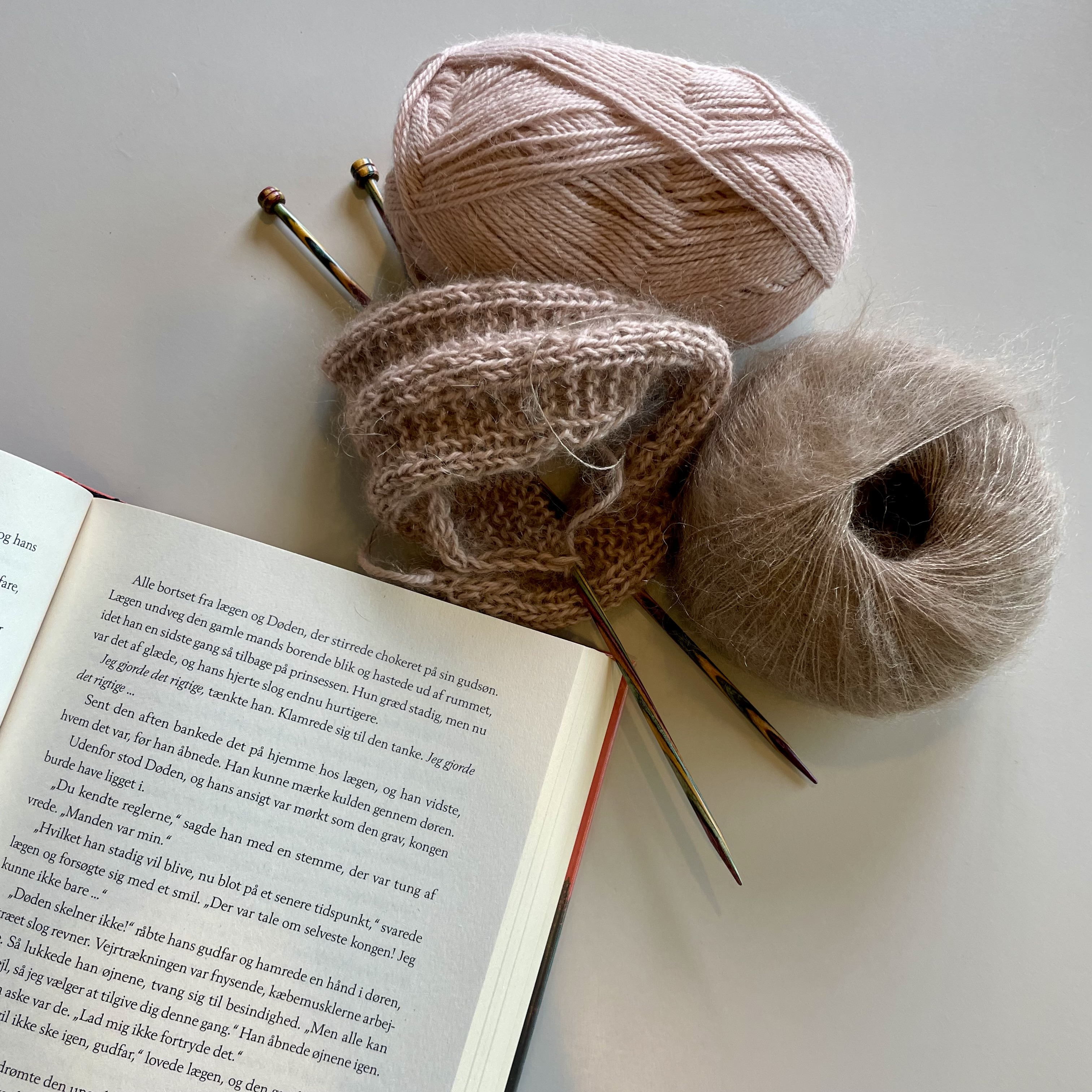 Strik og lyt samt guidet fælleslæsning på Hørsholm Bibliotek