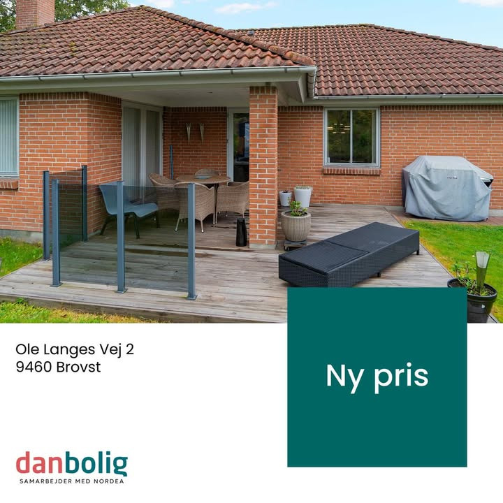 Danbolig Nørresundby: Ny pris på hus i smuk natur på Ole Langes vej 2