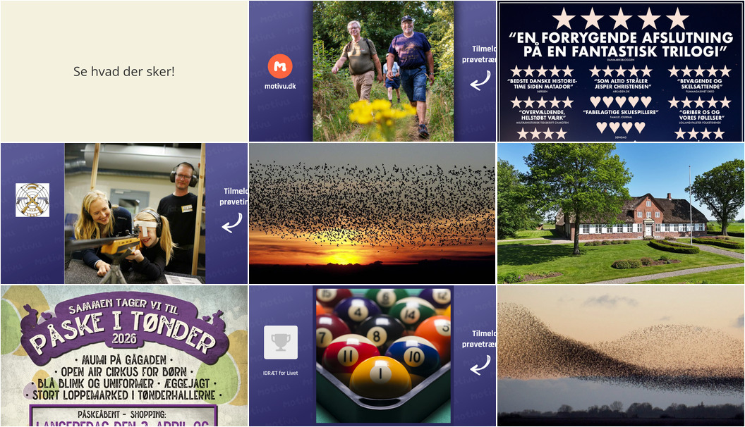 Oplev Tønders mange aktiviteter: Natur, film, og Sort Sol