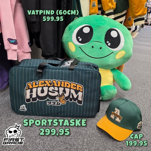 KiDS Coolshop i Husum har et begrænset parti sportstasker på lager