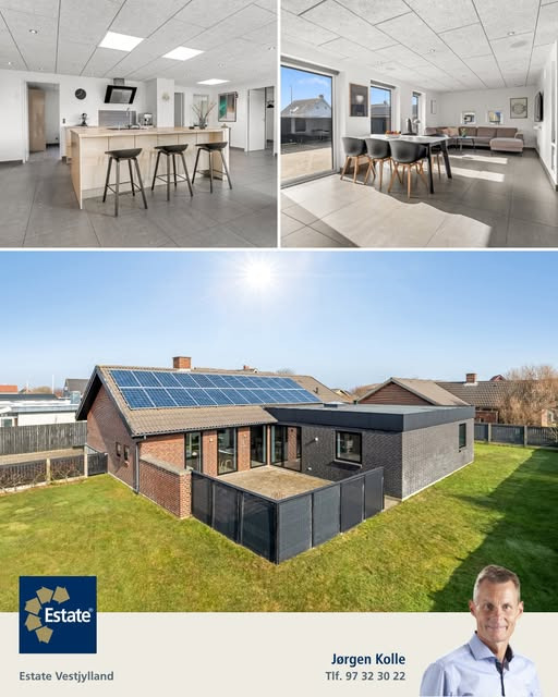 Lys og indflytningsklar bolig i Hvide Sande fra Estate Vestjylland