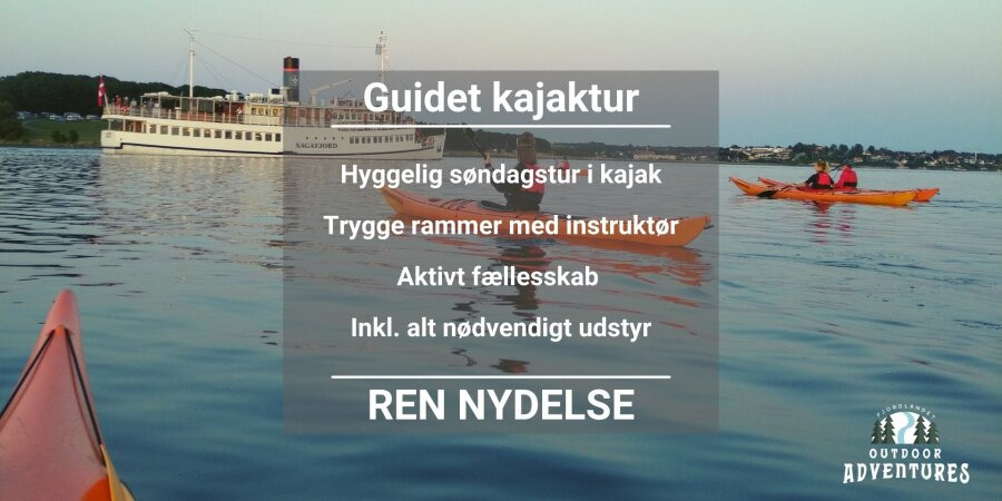 Aktiv søndag i Roskilde: Kajak og saunagus i Vigen Strandpark