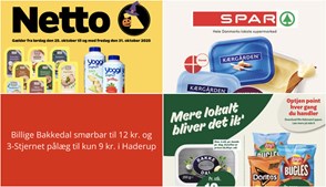 Billige Bakkedal smørbar til 12 kr. og 3-Stjernet pålæg til kun 9 kr. i Haderup