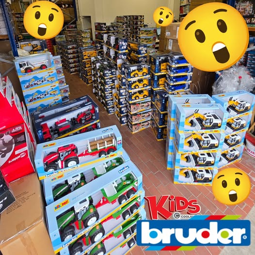 KiDS Coolshop åbner maskinhallen med stort udvalg af Bruder-legetøj