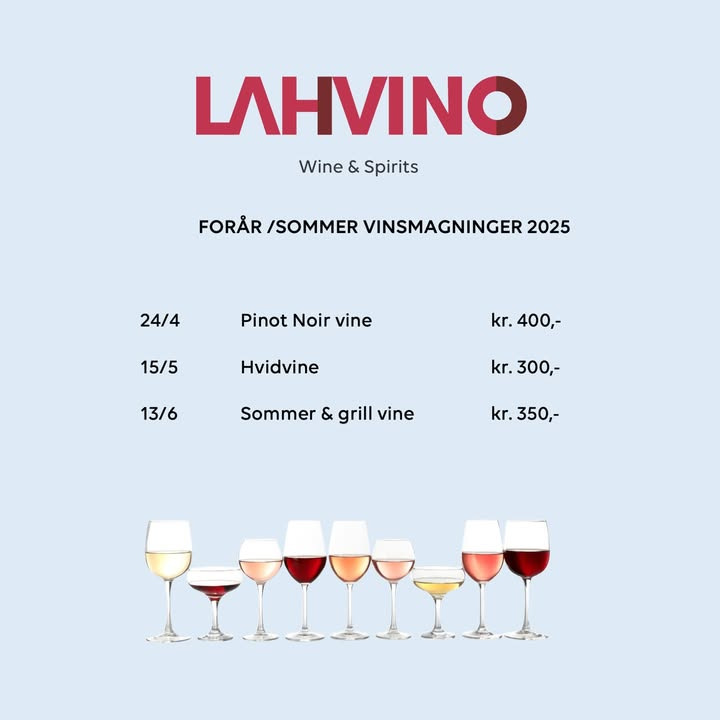 Lahvino Wine & Spirits inviterer til vinsmagning med særpriser på vinene