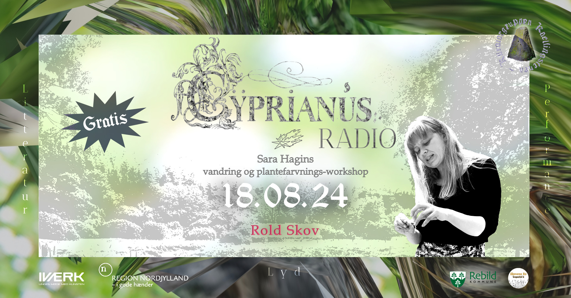 Gratis vandring og plantefarve-workshop i Rold Skov med kunstner Sara Hagins