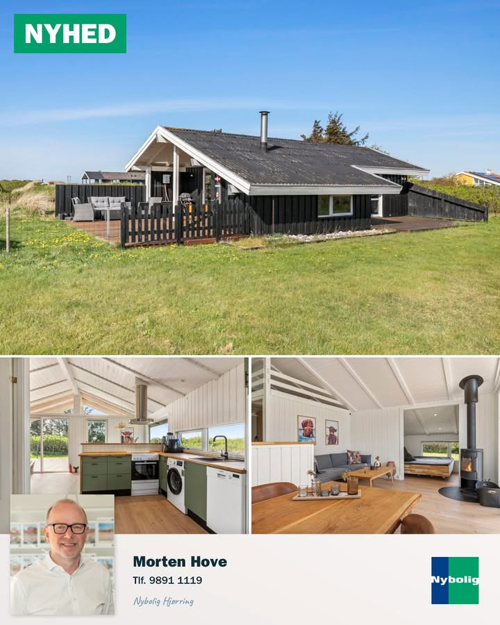 Nybolig Hjørring v/Morten Hove præsenterer sommerhusidyl ved Nørlev Strand