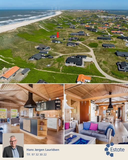Estate Vestjylland præsenterer sommerhus i første klitrække ved Vesterhavet