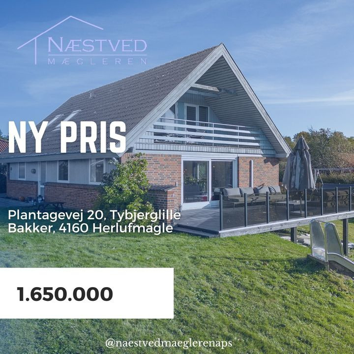 Næstved Mægleren ApS præsenterer: Ny pris på familievenlig villa i naturskønne omgivelser