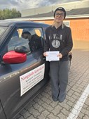 Nørgaards Køreskole sender stort tillykke til nyuddannet chauffør Luca Tamina