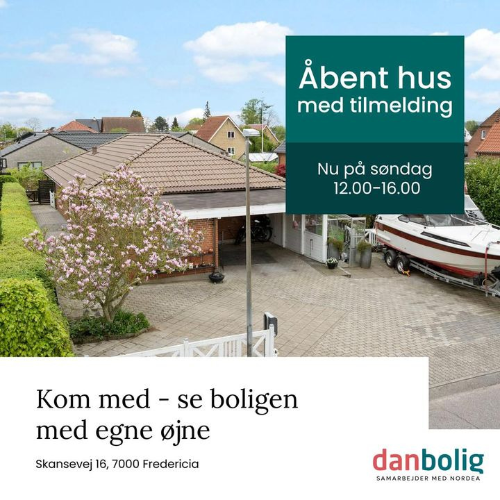 Danbolig Fredericia inviterer til åbent hus på Skansevej 16