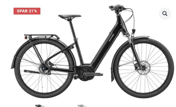 Sæby cykler har Cannondale Mavaro 4 Low Step‑Thru til sommerpris 18.999 kr.