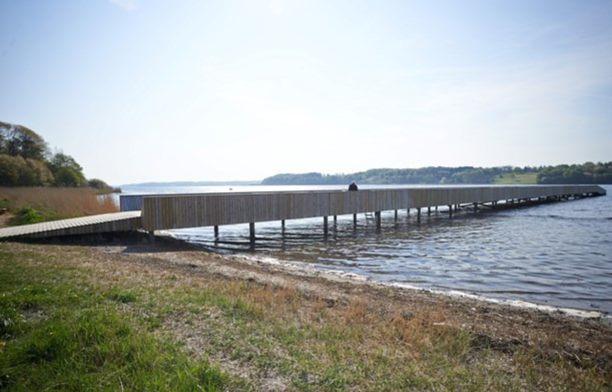 Badebroen på Lyshøj Allé fuldt genåbnet