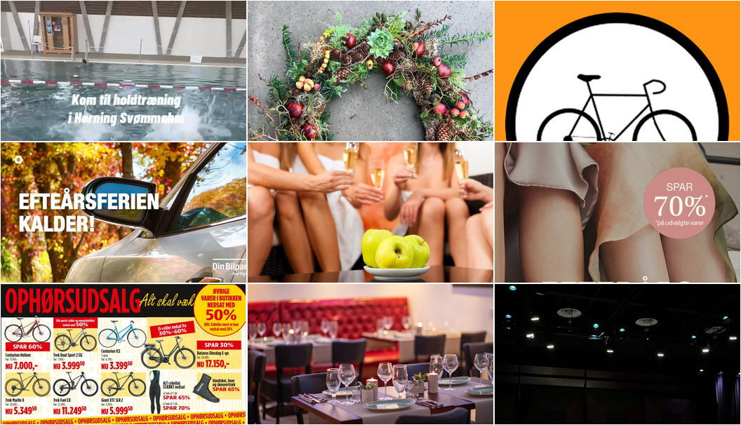 Nyt fra DGI Huset Herning, Herning Svømmehal, Autogaarden Herning og 11 andre