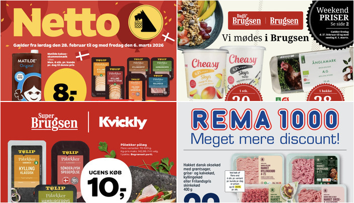 Super tilbud: Den Grønne Slagter pålæg til 10 kr. og Cheasy skyr for 20 kr.