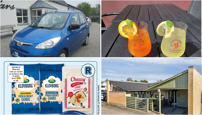 Nyt fra Havnens Fisk Øster Hurup, REMA 1000 Hadsund, Nybolig Hadsund og 1 anden