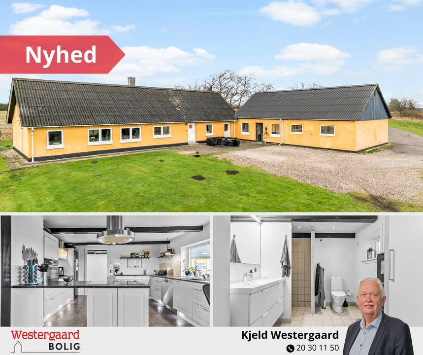 Westergaard Bolig præsenterer moderniseret landejendom med enestående udsigt