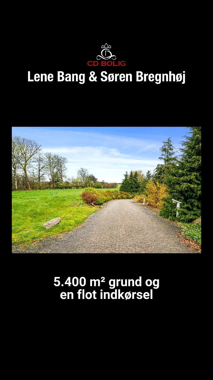 Energioptimeret hus i naturskønne Bryrup hos CD Bolig - Lene Bang & Søren Bregnhøj