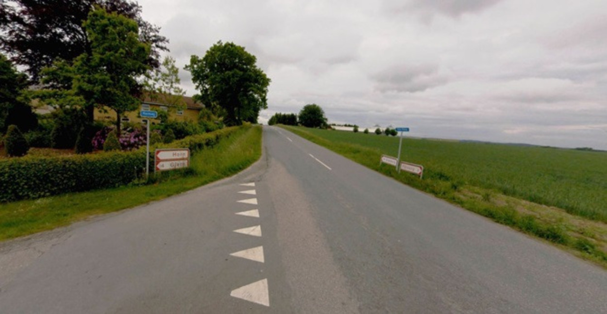 Ombygning af kryds i Fårvang