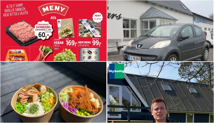 Nyt fra TT CARS ApS, Nybolig Hadsund, Meny Als og 1 anden