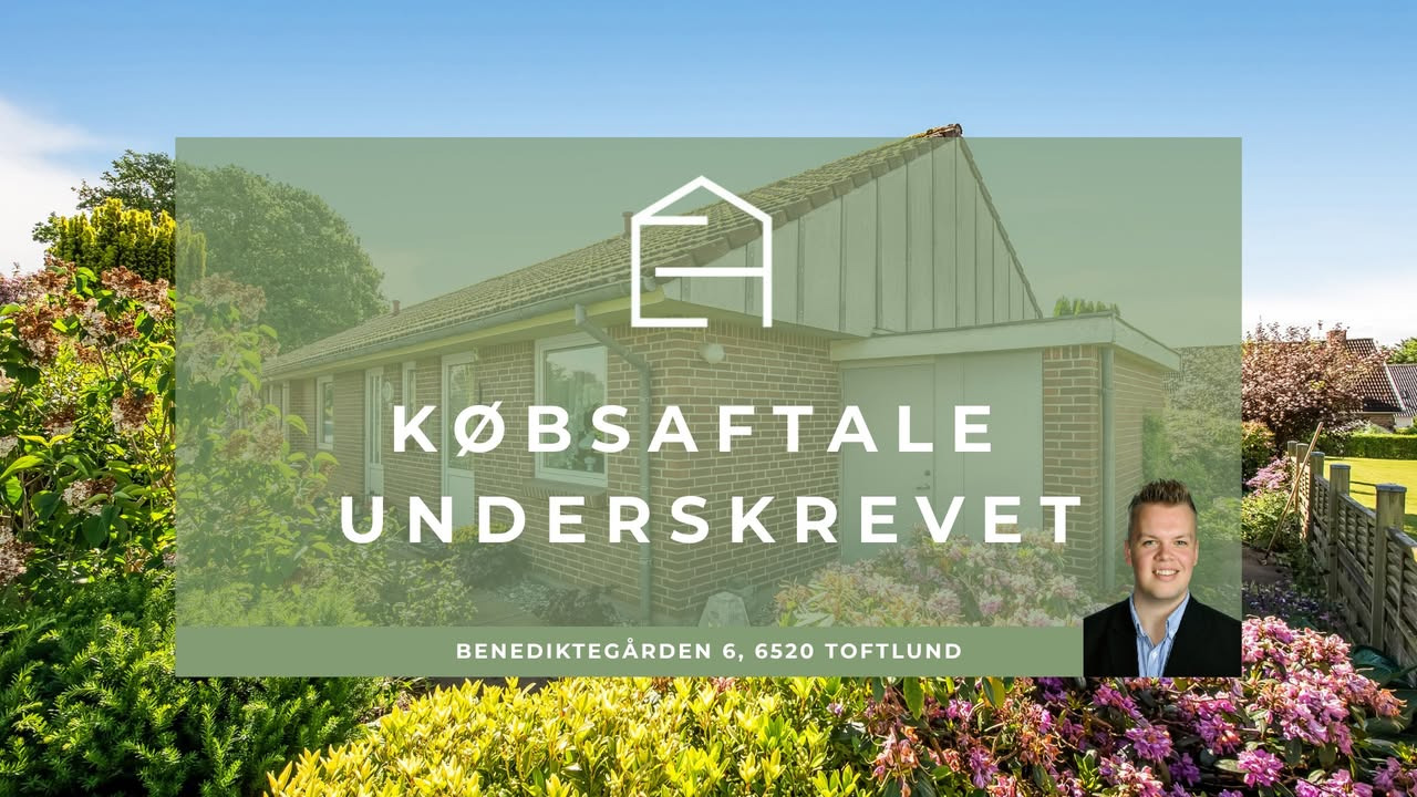 EJENHOLM BOLIG & ERHVERV melder om underskrevet købsaftale på Benediktegården
