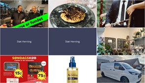 Nyt fra Vestergades Blomster ApS, Cykelkram ApS, SUPERBRUGSEN HAMMERUM og 5 andre