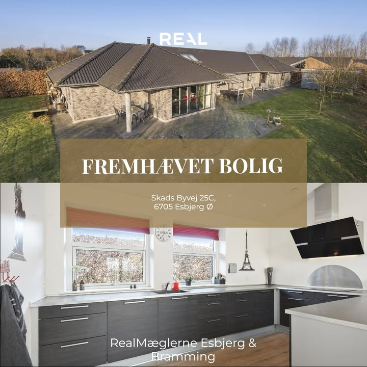 Familievenlig villa på lukket vej til salg i Esbjerg Ø