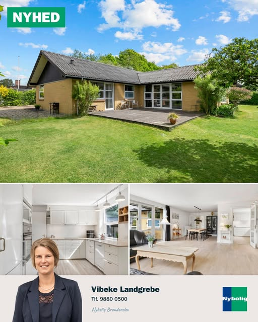 Indbydende familievilla til salg i Vrå