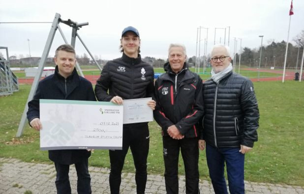 2021's sidste kvartalets idrætspris går til Mikkel Simonsen, Slagelse Atletik Delta, som i efteråret vandt DM i spydkast for 19-årige. 