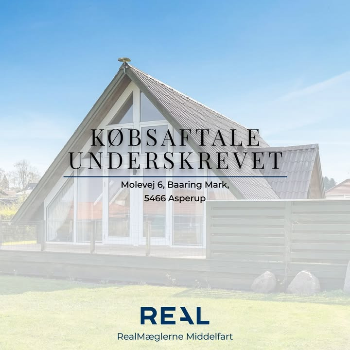 RealMæglerne Middelfart sælger ejendom på Molevej 6, Asperup