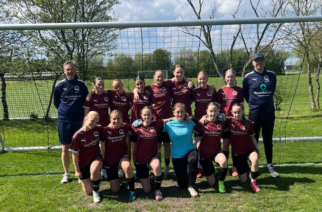 Fyrkat Q U15 Piger sikrer overbevisende sejr i Dybbøl