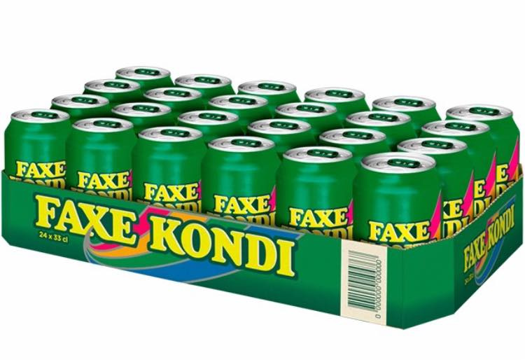 Faxe Kondi tilbud hos Min Købmand Øster Bjerregrav: 24 dåser for 66,66 kr. kun i dag