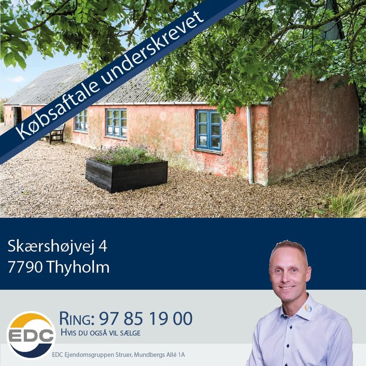 EDC Ejendom­sgruppen Struer sælger endnu en ejendom på Skærshøjvej 4