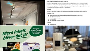 Nyt fra Gimsinghoved, Livingshop Holstebro, MIN KØBMAND LEMVIG og 1 anden