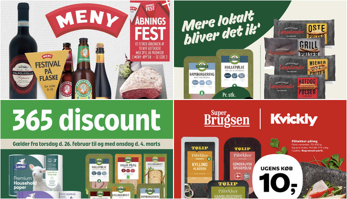 Fantastiske lokale tilbud: Lambi toiletpapir til 15 kr. og Valpolicella vin til 49,95 kr.