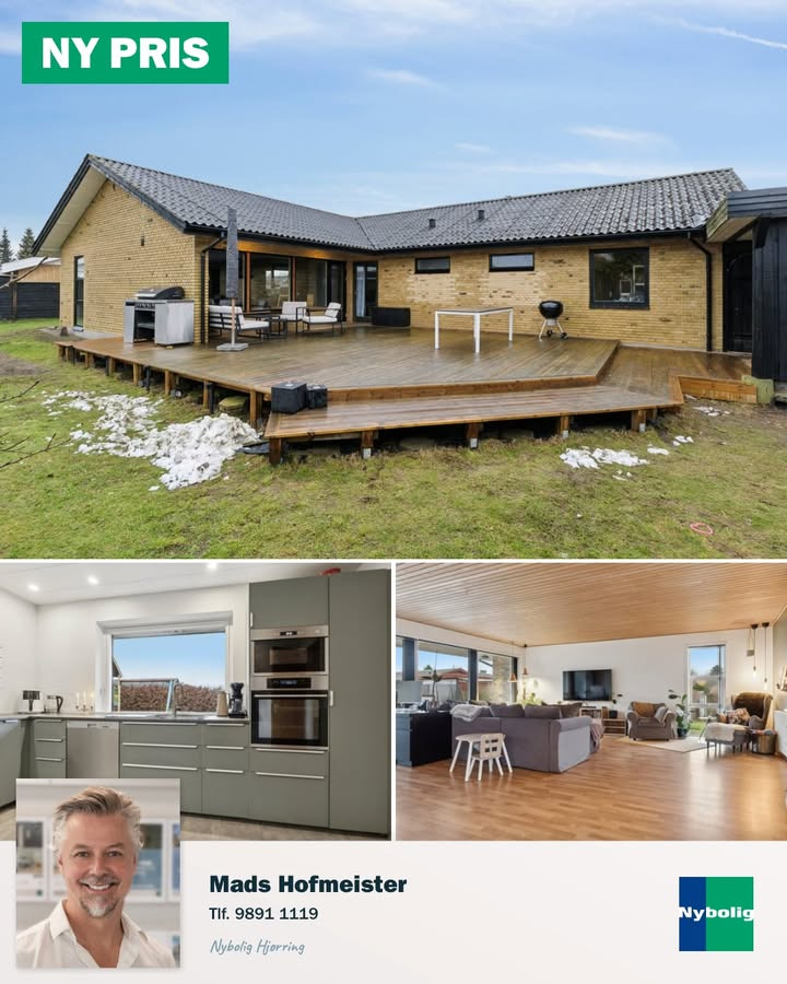 Nybolig Hjørring v/Morten Hove tilbyder etplansvilla i Sindal til reduceret pris