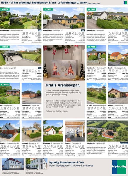 Nybolig Brønderslev & Vrå annoncerer i ugens avis i LigeHer.nu