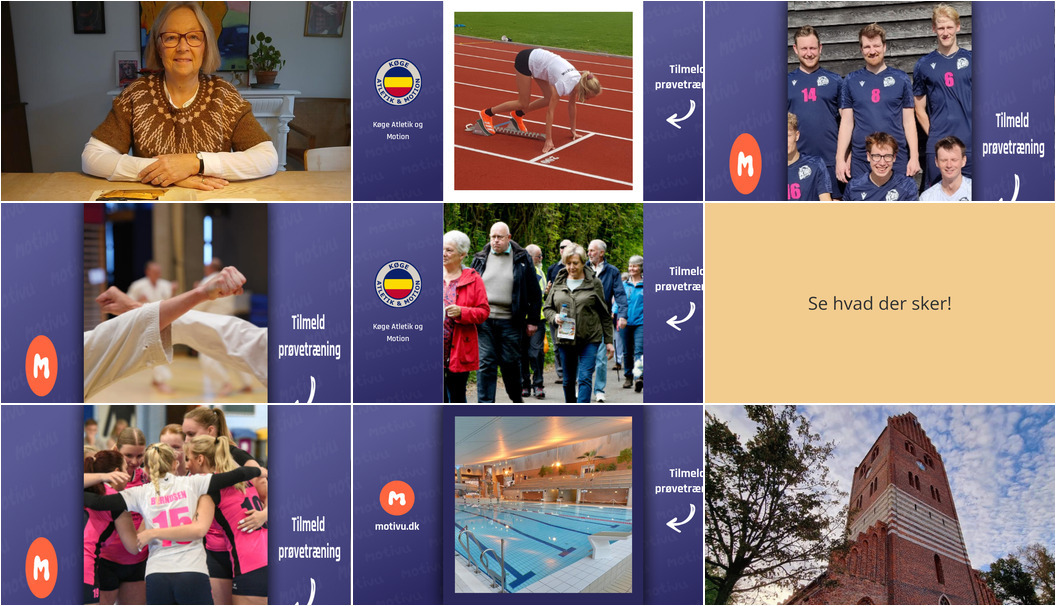 Oplev kulturelle og sportslige arrangementer i Køge denne uge