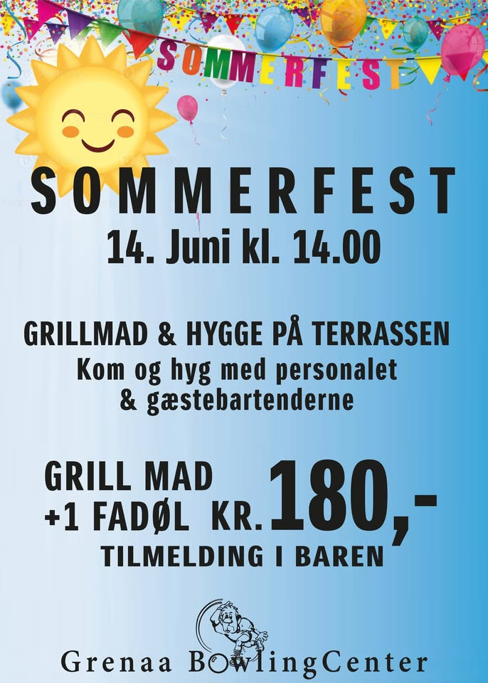 Sommerfest i Bowleren bringer grill, musik og hygge til Grenaa