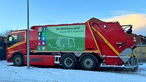 Første el-skraldebil i Billund Kommune er nu på vejene