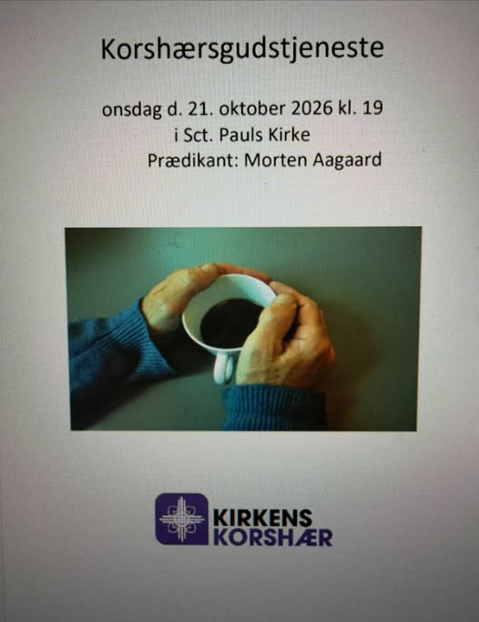 Kirkens Korshær Genbrug Egå inviterer til fortælling om Mortens virke som præst i Kirkens Korshær