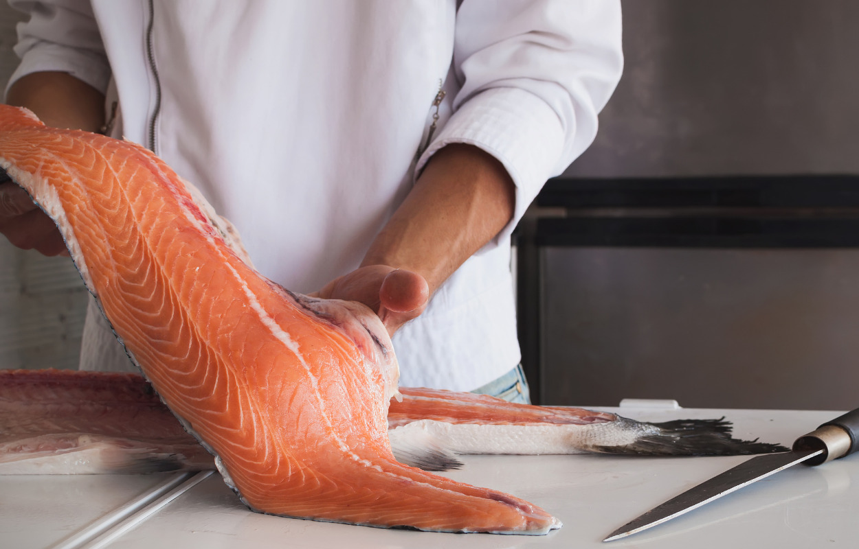 Snart bliver hele laksen i Hirtshals