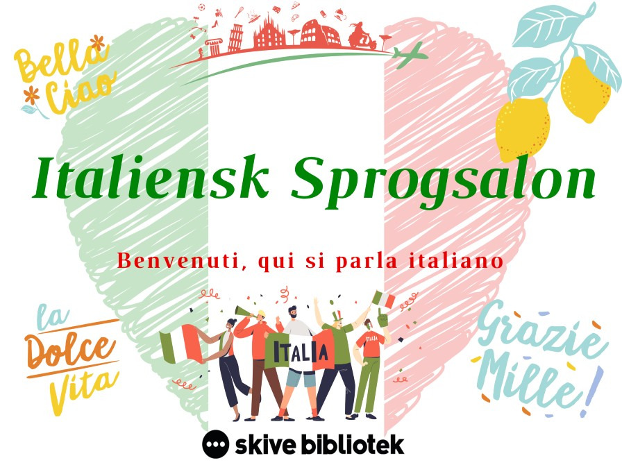 Italiensk sprogsalon på Skive Bibliotek
