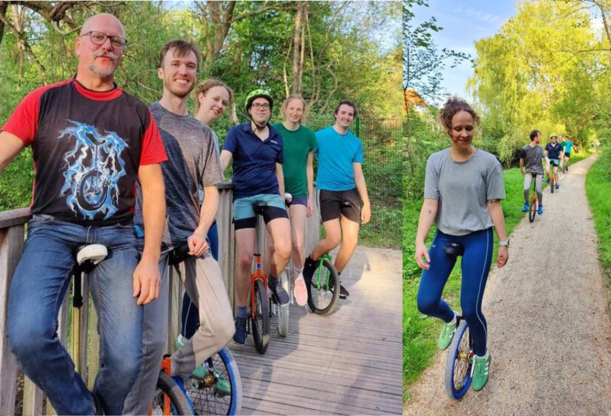 Fejr International Kør på Ethjulet Cykel Dag i Odense