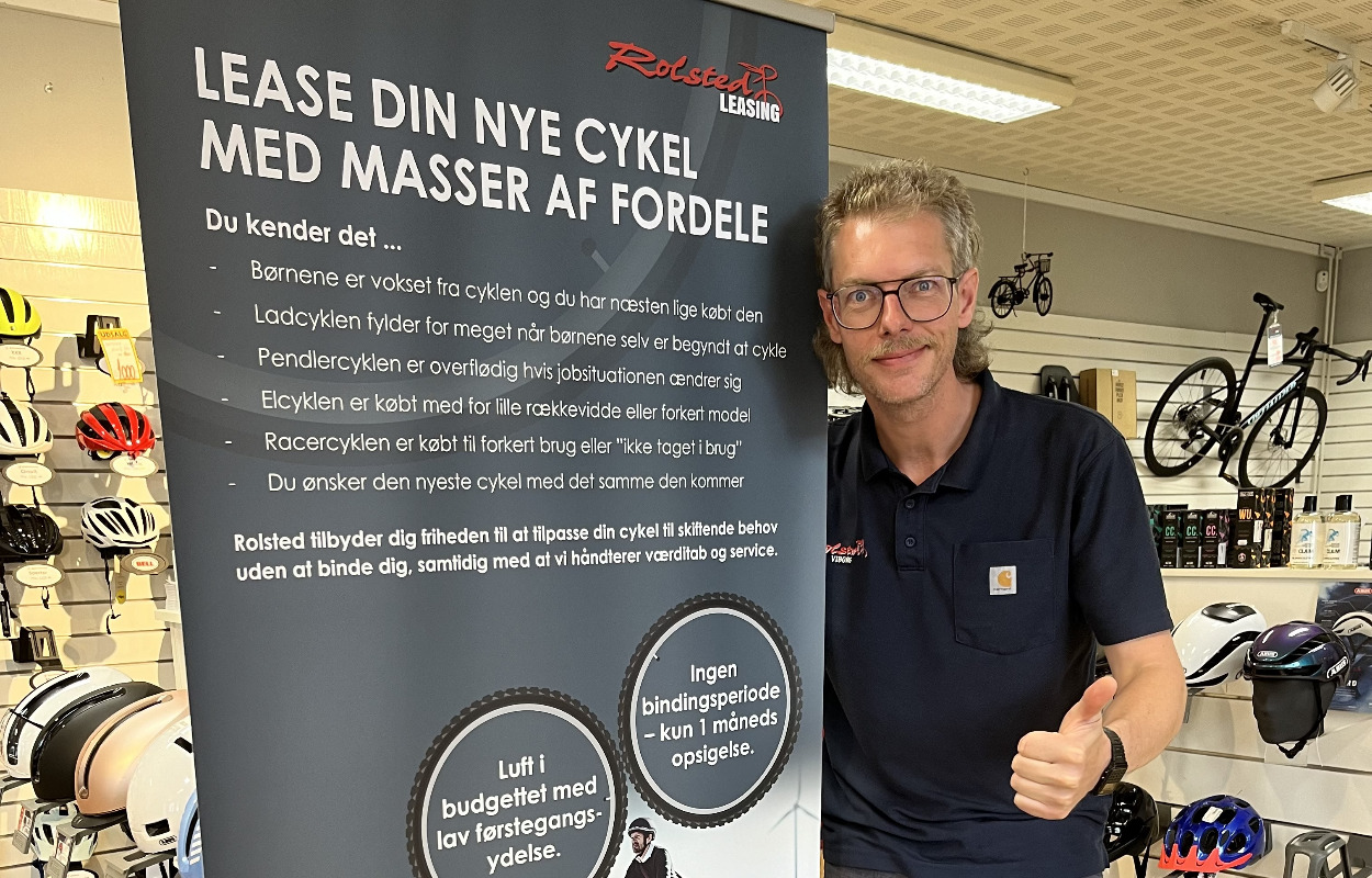 Bjarne sætter sit præg på den traditionsrige, lokale cykelhandel: "Vi lever af, at kunden kommer igen"
